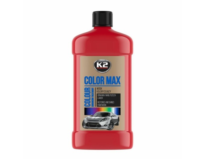 Поліроль для кузова K2 Color Max восковий червоний 500мл, ціна: 239 грн.