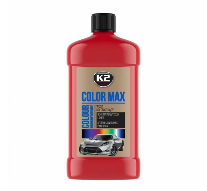Полироль для кузова K2 Color Max восковый красный 500мл, цена: 200 грн.