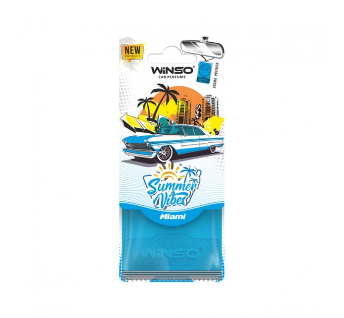 Ароматизатор полімерний Winso Summer Vibes - Miami, ціна: 90 грн.
