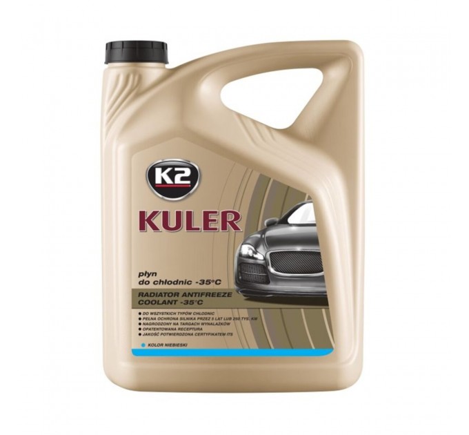 Антифриз K2 Kuler Long Life G11 -35°C блакитний готовий 5л, ціна: 382 грн.