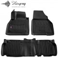 Renault Kangoo II (2008-2020) комплект 3D ковриков с 4 штук (Stingray), цена: 1 870 грн.