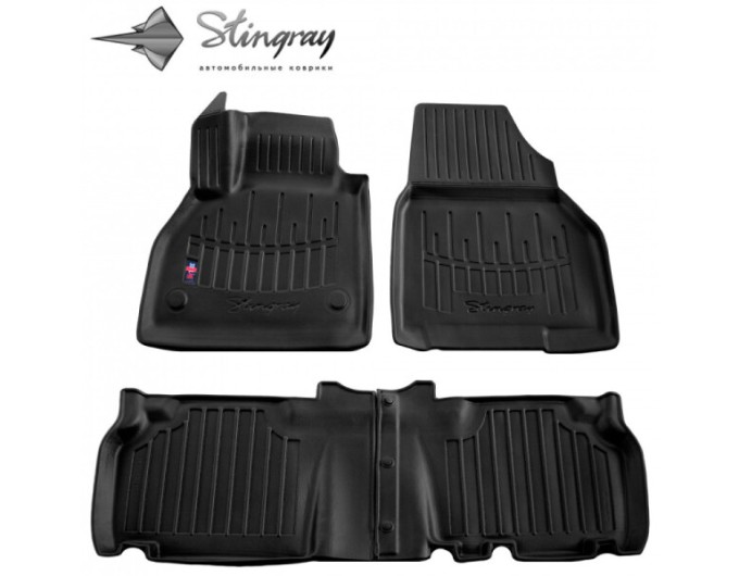 Renault Kangoo II (2008-2020) комплект 3D ковриков с 4 штук (Stingray), цена: 1 870 грн.