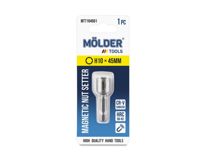 Бита магнитная Molder для кровельных саморезов H10x45мм 1шт, цена: 47 грн.