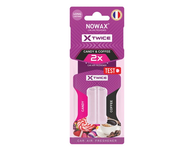 Ароматизатор з подвійною капсулою Nowax X Twice - Candy & Coffee, ціна: 73 грн.