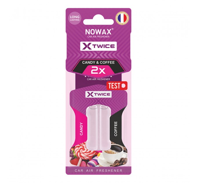 Ароматизатор с двойной капсулой Nowax X Twice – Candy & Coffee, цена: 69 грн.