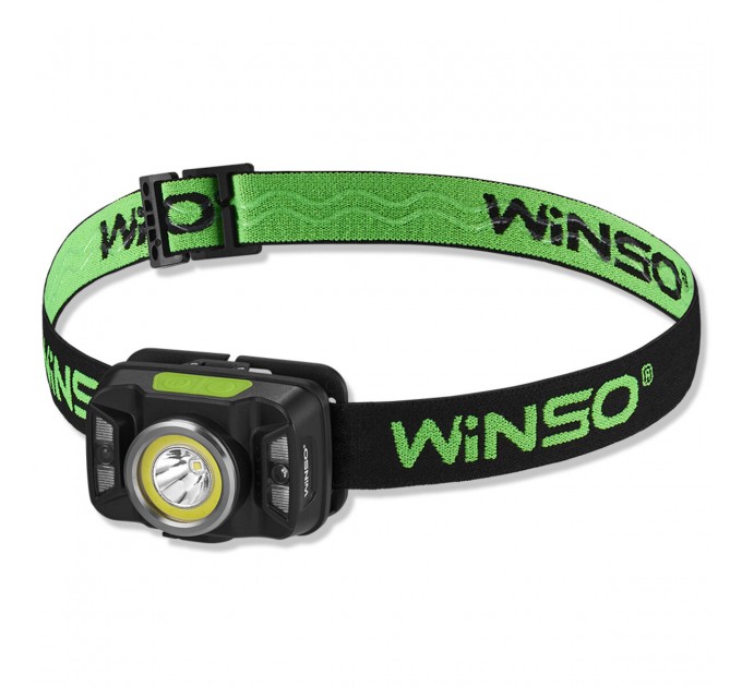 Фонарь налобный Winso 330Lm, 5W CREE XTE+COB, 1800mAh, с сенсором белый/красный, цена: 695 грн.