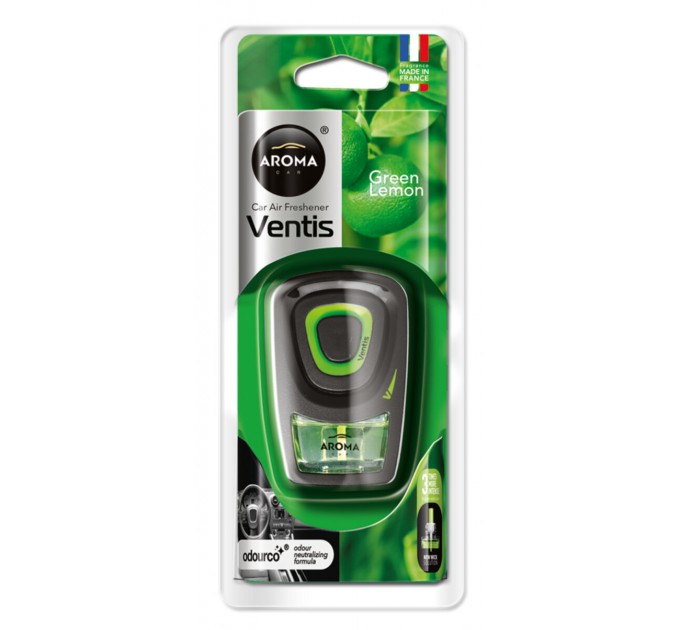 Ароматизатор Aroma Car Ventis Green Lemon жидкий, цена: 221 грн.