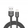 Кабель Brevia USB to Lightning 2,4A 1м, черный ZIP, цена: 71 грн.