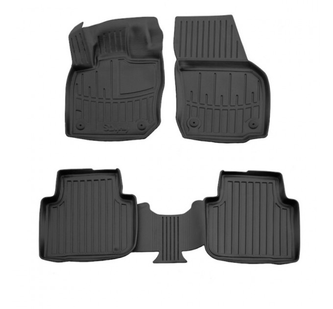 Skoda Kodiaq (2024-...) комплект 3D килимків з 4 штук (Stingray), ціна: 1 870 грн.