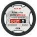Чохол на кермо Carlife 37-39см, шкіра, чорний з сірими вставками, ціна: 408 грн.