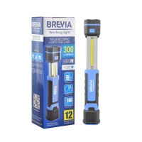 Лампа інспекційна Brevia LED телескопічна 3W COB+1W LED 300lm 2000mAh, Type-C