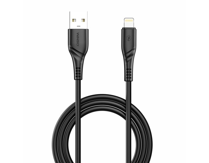 Кабель Winso Pro USB to Lightning PVC 2м чорний, ціна: 81 грн.