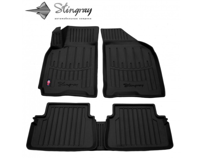 Daewoo Gentra (2013-...) комплект 3D ковриков с 5 штук (Stingray), цена: 1 870 грн.
