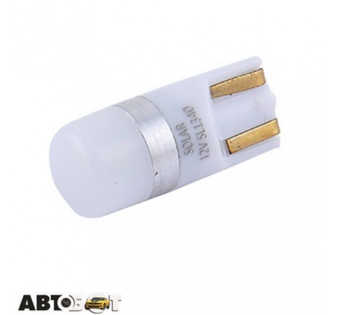 LED лампа SOLAR T10 W2.1x9.5d 12V 1SMD 3030 CANBUS white SL1340 (2 шт.), ціна: 66 грн.
