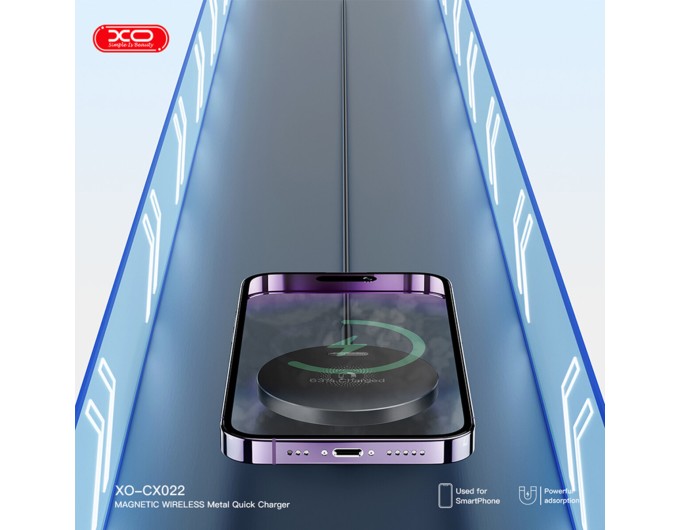 Беспроводное зарядное устройство для XO CX022 Magnetic Wireless Charger Type-C черный, цена: 389 грн.