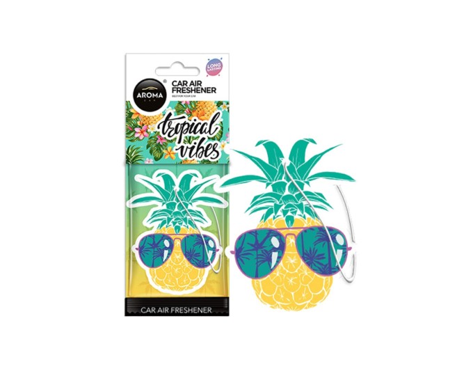Ароматизатор Aroma Car Cellulose Fruits - Pineapple Mohito сухий, ціна: 57 грн.