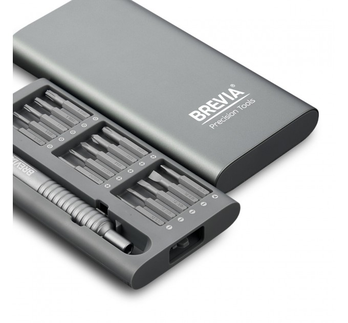 Викрутка Brevia з комплектом насадок для точних робіт 31в1, ціна: 540 грн.