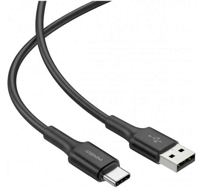 Кабель Winso Pro USB для Type-C TPE 1,2м черный, цена: 87 грн.