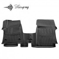 Hyundai Staria (2021-...) (9 seats) (1 line) комплект 3D ковриков с 2 штук (Stingray)