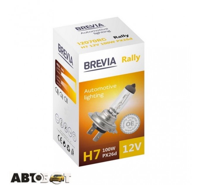 Галогенная лампа BREVIA Rally H7 12070RC (1 шт.), цена: 184 грн.