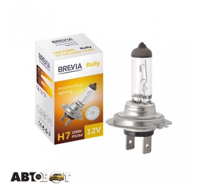  Галогенная лампа BREVIA Rally H7 12070RC (1 шт.)