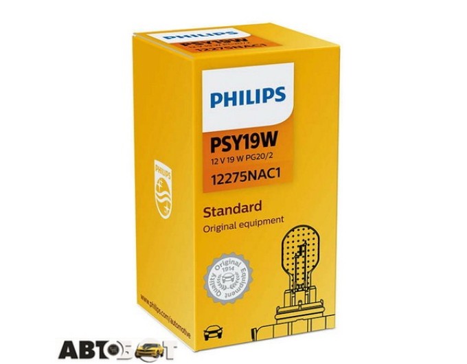 Лампа розжарювання Philips 12275NAC1 PSY19W (1шт.), ціна: 542 грн.