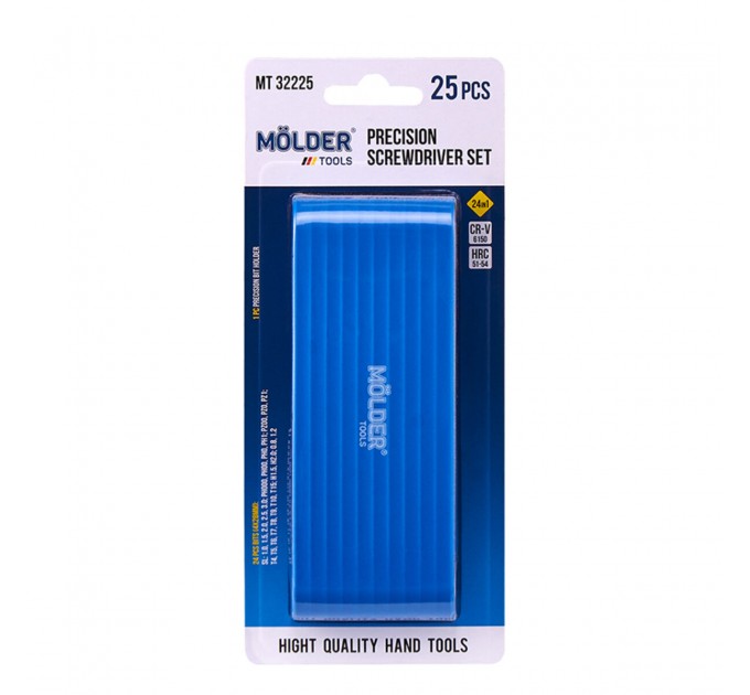 Отвертка Molder с комплектом насадок для точных работ 25шт, цена: 310 грн.