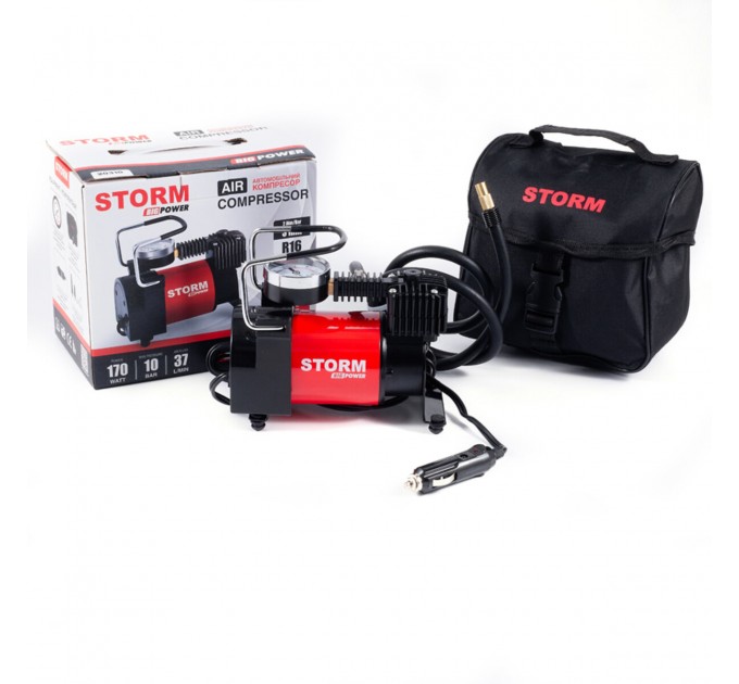 Компресор автомобільний Storm Big Power 10Атм 37л/хв 170Вт, ціна: 1 133 грн.