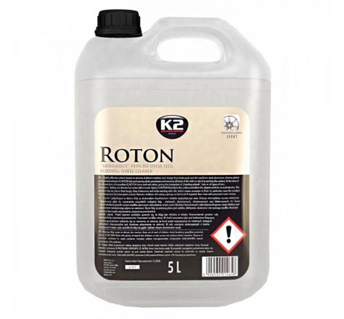 Очиститель дисков и колпаков K2 Roton Bleeding Wheel Cleaner 5л, цена: 895 грн.