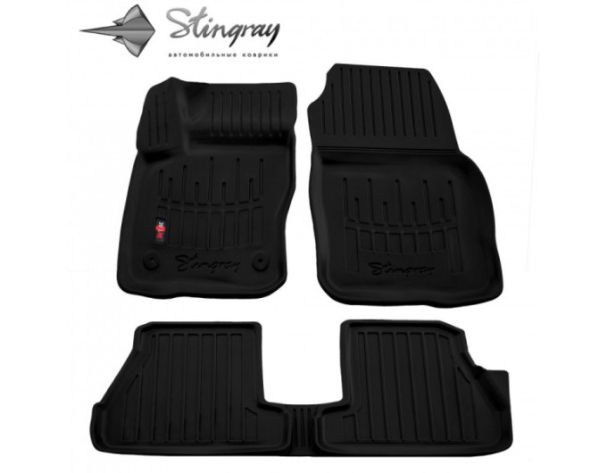 Ford Focus III (C346) (USA) (2011-2018) комплект 3D ковриков с 5 штук (Stingray), цена: 1 870 грн.