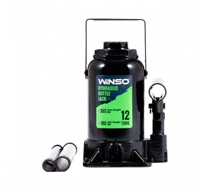 Домкрат гідравлічний пляшковий Winso 12т 190-365мм, ціна: 1 388 грн.
