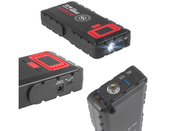 Пусковое устройство Alligator Jump Starter 1500A/2500A 25800mAh со Smart-клемами и беспроводной зарядкой, цена: 5 599 грн.