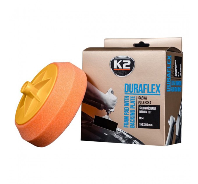 Губка полировальная K2 Duraflex средняя 150х50мм, цена: 477 грн.