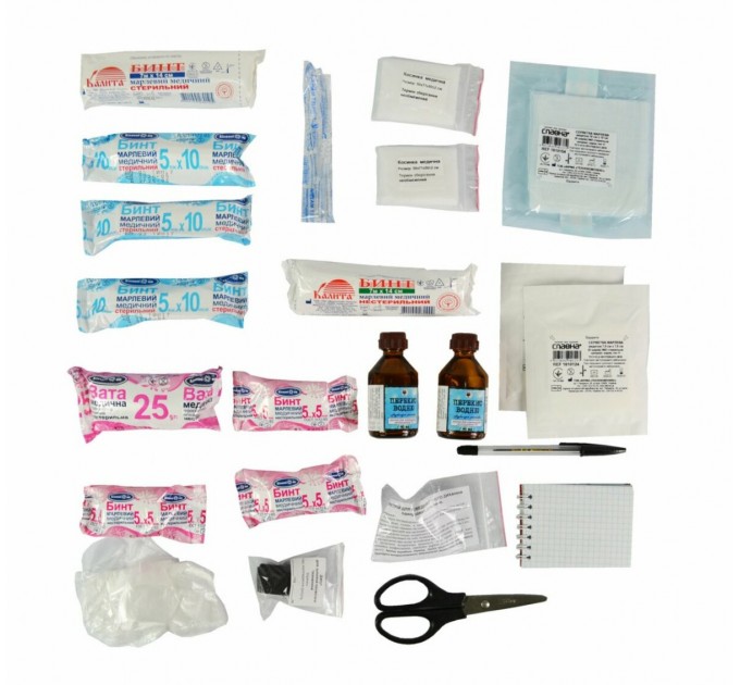 Аптечка медицинская автомобильная-2, согласно ТУ, мягкий футляр., цена: 574 грн.