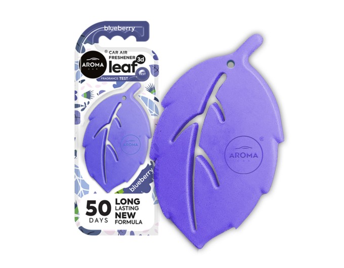 Ароматизатор Aroma Car Leaf 3D - Blueberry сухий, ціна: 99 грн.