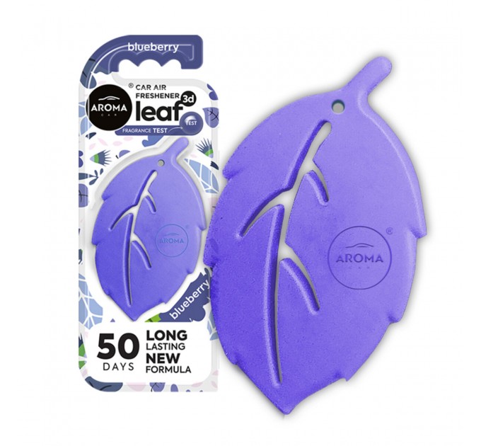 Ароматизатор Aroma Car Leaf 3D - Blueberry сухий, ціна: 99 грн.