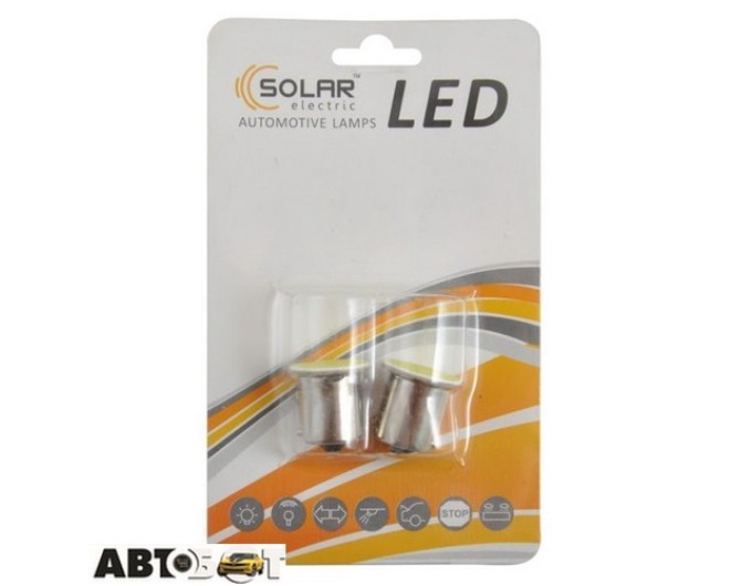 LED лампа SOLAR G18.5 BA15s 12V 96lm COB white LC332_B2 (2 шт.), ціна: 46 грн.