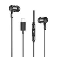 Наушники проводные XO EP81 Sunflower In-Ear Type-C черные