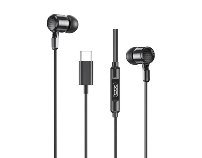 Наушники проводные XO EP81 Sunflower In-Ear Type-C черные, цена: 149 грн.