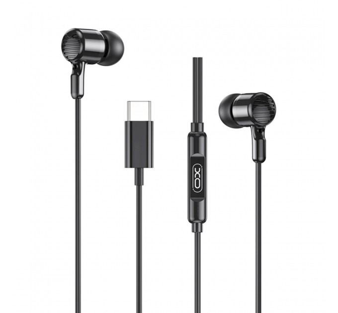 Наушники проводные XO EP81 Sunflower In-Ear Type-C черные, цена: 119 грн.