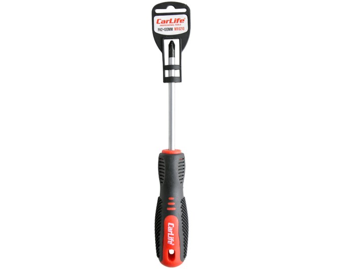 Викрутка Carlife хрестова PH2x100mm, Cr-V 6150, ціна: 45 грн.
