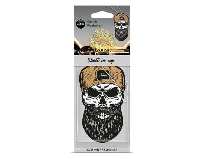 Ароматизатор Aroma Car Cellulose Dia De Los Muertos - Skull In Cap, цена: 57 грн.