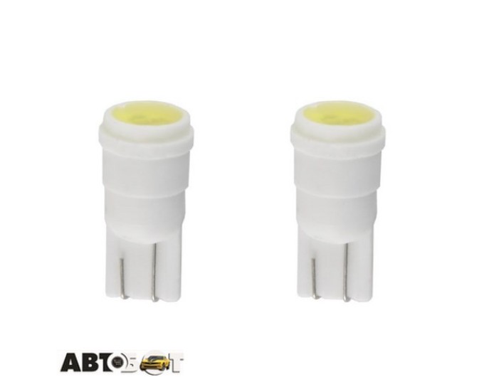 LED лампа SOLAR T10 W2.1x9.5d 12V 1W 1SMD Ceramic white LS341_B2 (2 шт.), ціна: 65 грн.