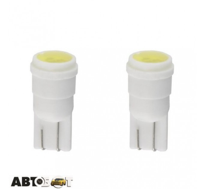 LED лампа SOLAR T10 W2.1x9.5d 12V 1W 1SMD Ceramic white LS341_B2 (2 шт.), ціна: 49 грн.