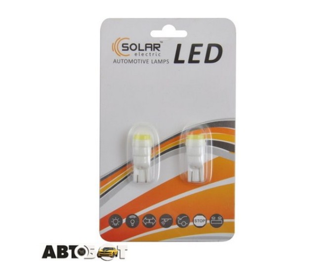 LED лампа SOLAR T10 W2.1x9.5d 12V 1SMD white LC342_B2 (2 шт.), ціна: 66 грн.