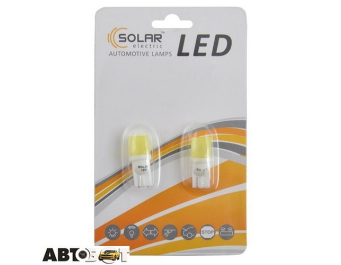 LED лампа SOLAR T10 W2.1x9.5d 12V COB white LC343_B2 (2 шт.), ціна: 29 грн.