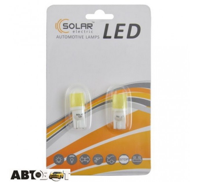  LED лампа SOLAR T10 W2.1x9.5d 12V COB white LC343_B2 (2 шт.)