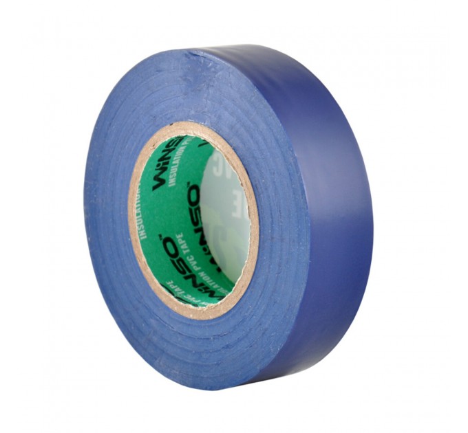 Стрічка ізоляційна ПВХ Winso д.25м, ш.19мм, т.130мк, синя, ціна: 35 грн.