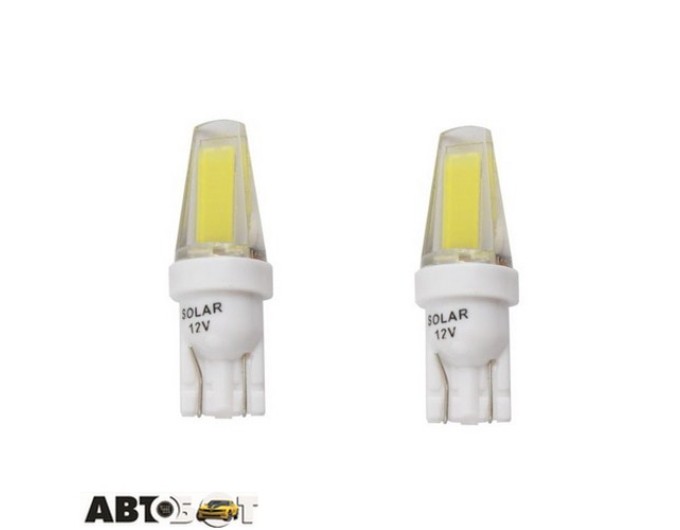 LED лампа SOLAR T10 W2.1x9.5d 12-24V 70lm COB white LC346_B2 (2 шт.), ціна: 216 грн.