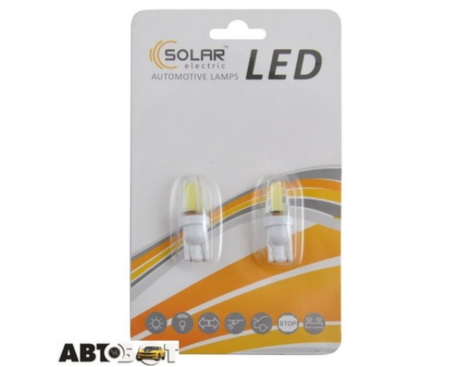 LED лампа SOLAR T10 W2.1x9.5d 12-24V 70lm COB white LC346_B2 (2 шт.), ціна: 216 грн.